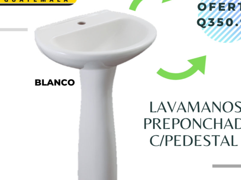 Lavamanos Gala blanco Guatemala