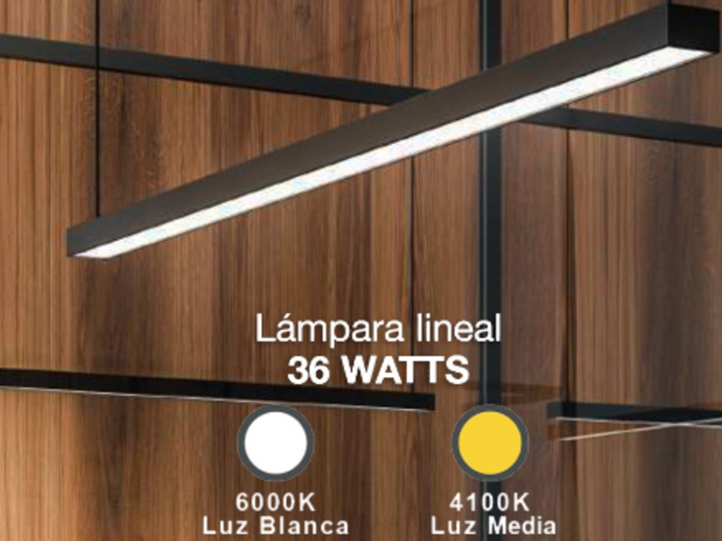 Lámpara LED lineal regulable Guatemala