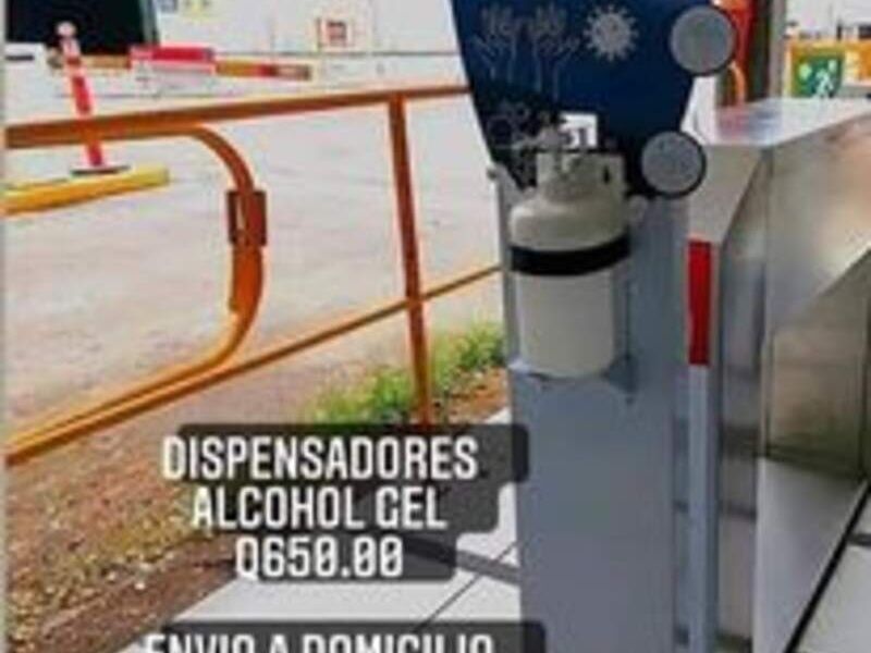 DISPENSADORES DE ALCOHOL