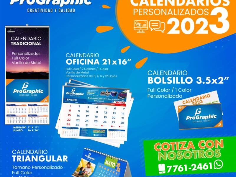 Calendario personalizado Quetzaltenango