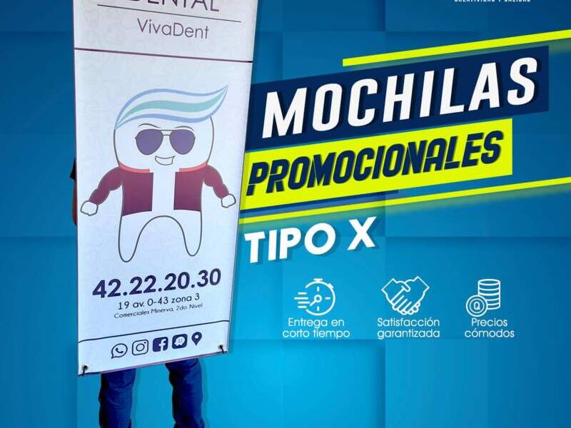 Mochilas promocionales Quetzaltenango Zona 3