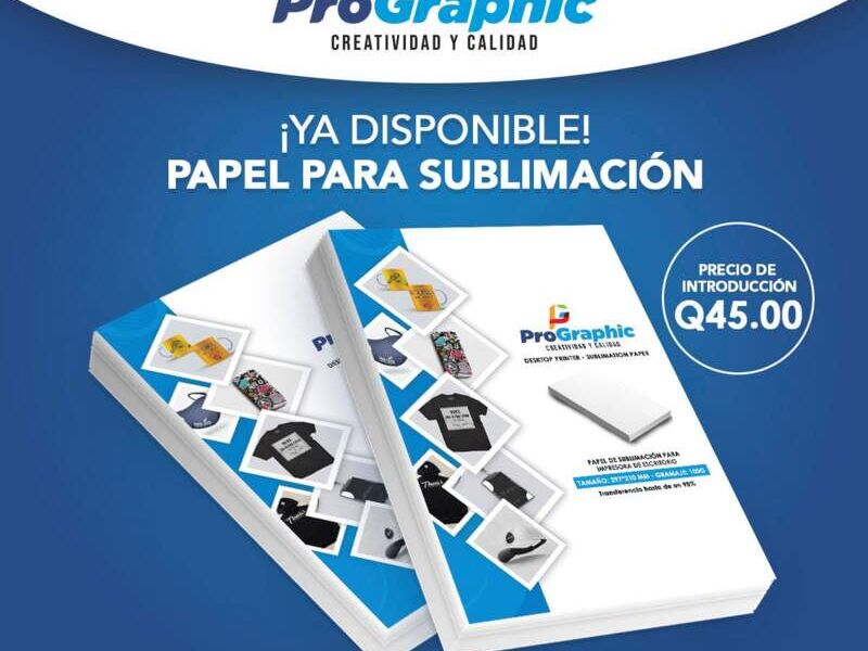 Papel de sublimación Quetzaltenango Zona 3