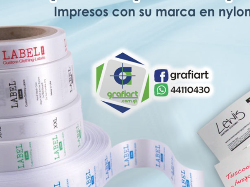 Etiquetas para ropa Quetzaltenango Zona 3