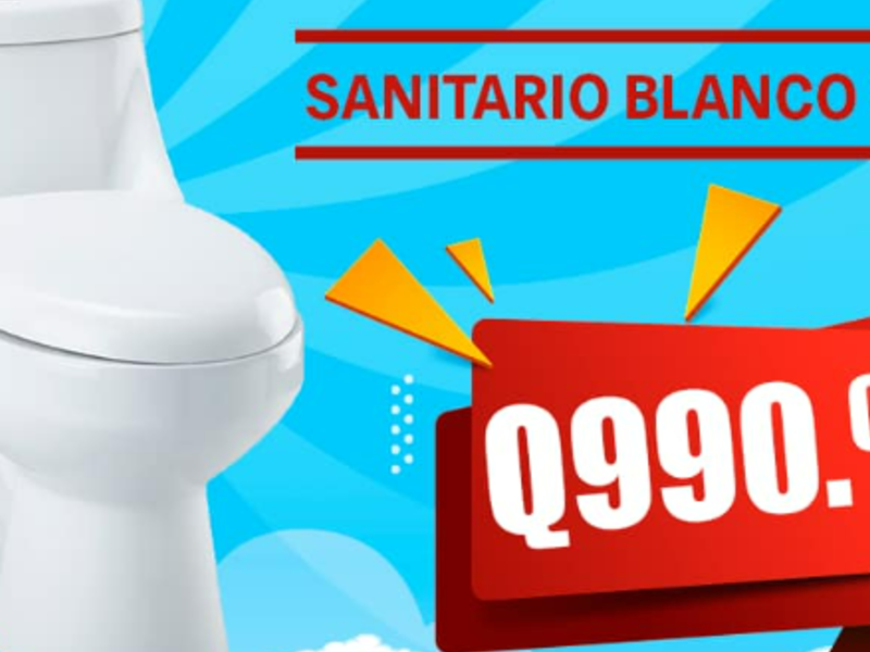 SANITARIO BLANCO OPORTO GUATEMALA