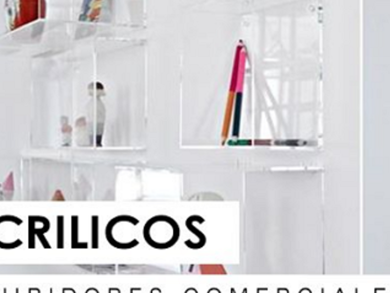 Acrílicos exhibidores comerciales Guatemala