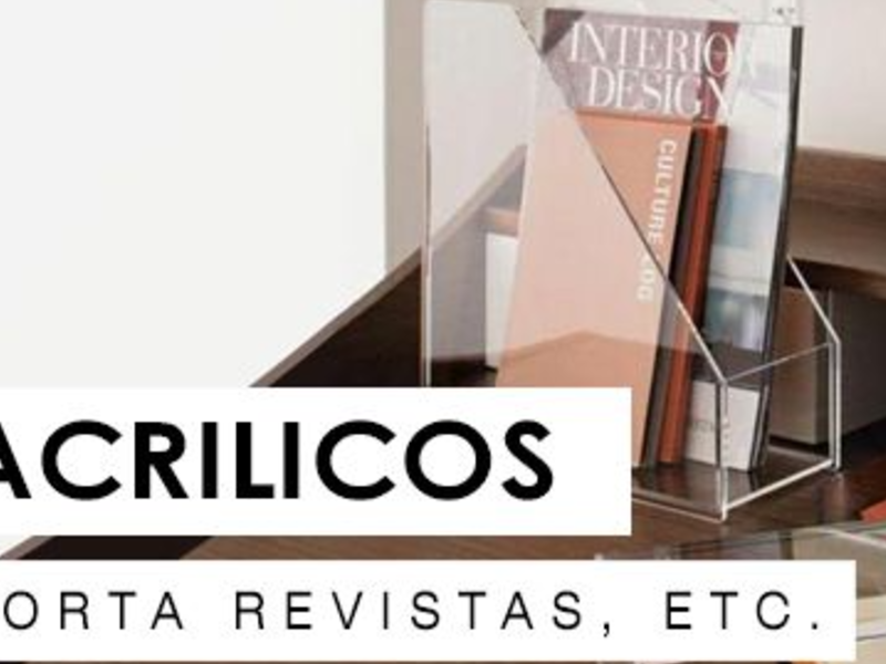 Acrílico porta revistas Guatemala
