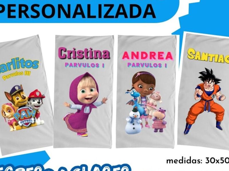 Toallas de manos personalizadas San Marcos