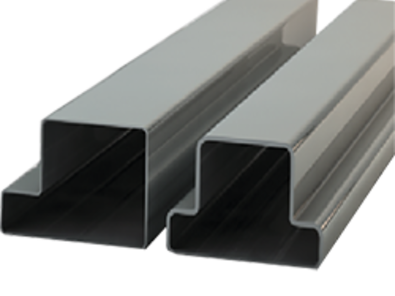 TUBO RECTANGULAR CON PESTAÑA EN GUATEMALA