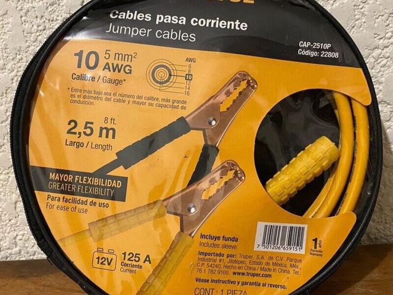 Cables pasa corriente 125Amp Guatemala