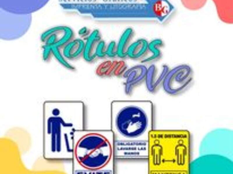 RÓTULOS EN PVC