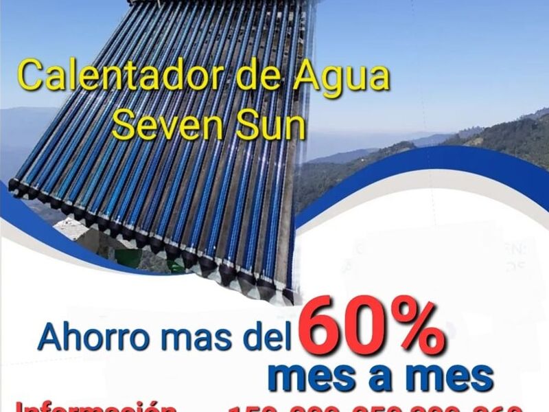 Calentador de agua solar Quetzaltenango