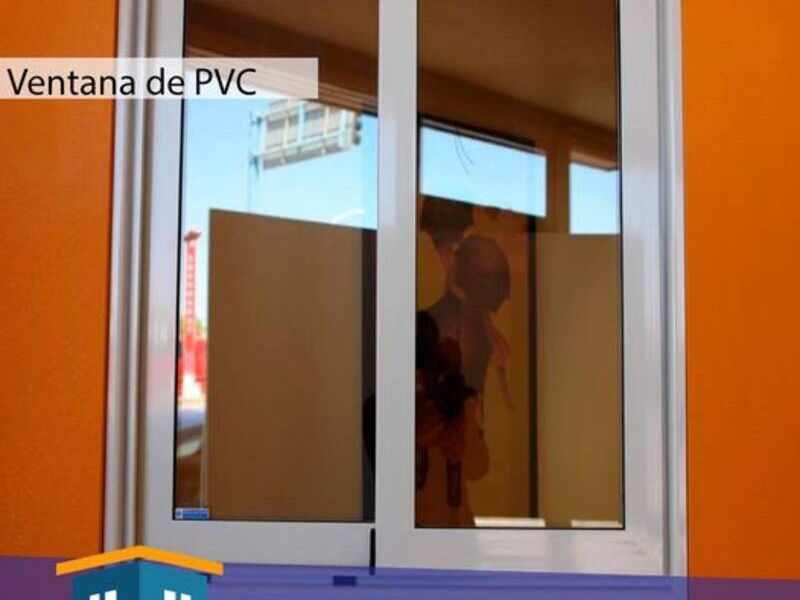 Ventana corrediza en pvc 