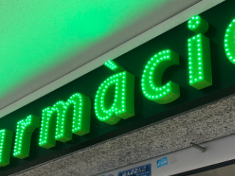 Rotulos iluminados, Zona 1 Guatemala