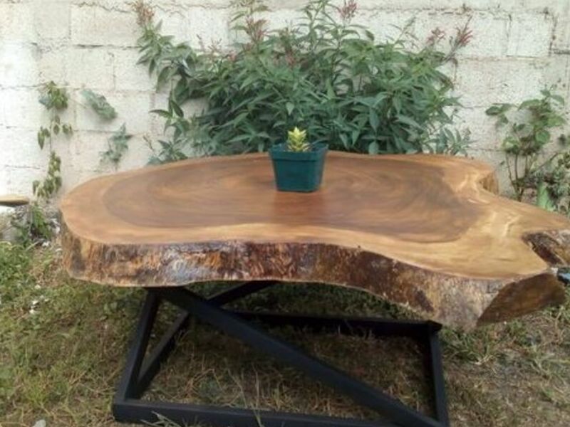 Mesa de centro estilo industrial