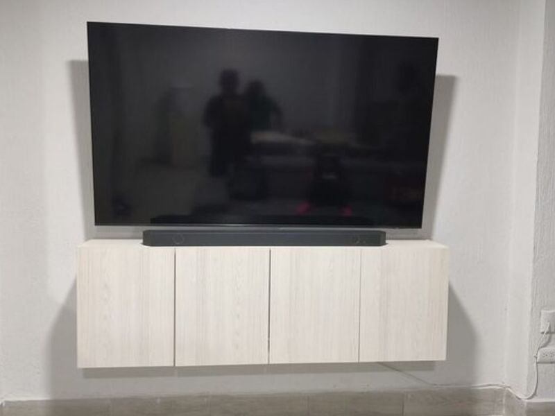 Estante para TV blanco