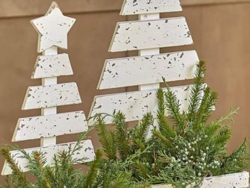 Decoración navidad en forma de árbol 