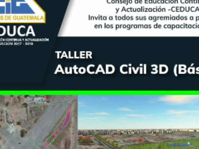 Taller AutoCAD Civil 3D Guatemala Zona 11