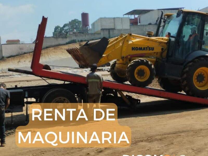 Alquiler de maquinaria para construcción