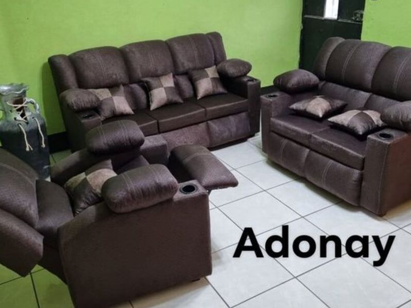 Sala 3 2 1 con su respectivo reclinable