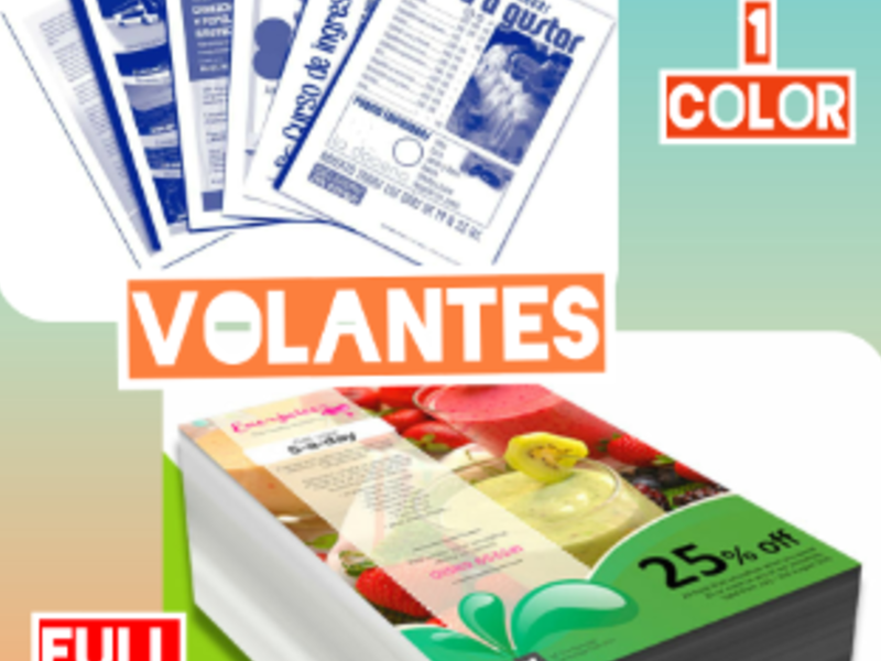 Volantes publicitario, Mixco Guatemala