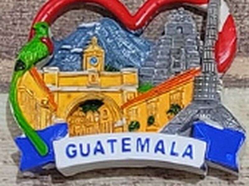 Corazón madera Guatemala