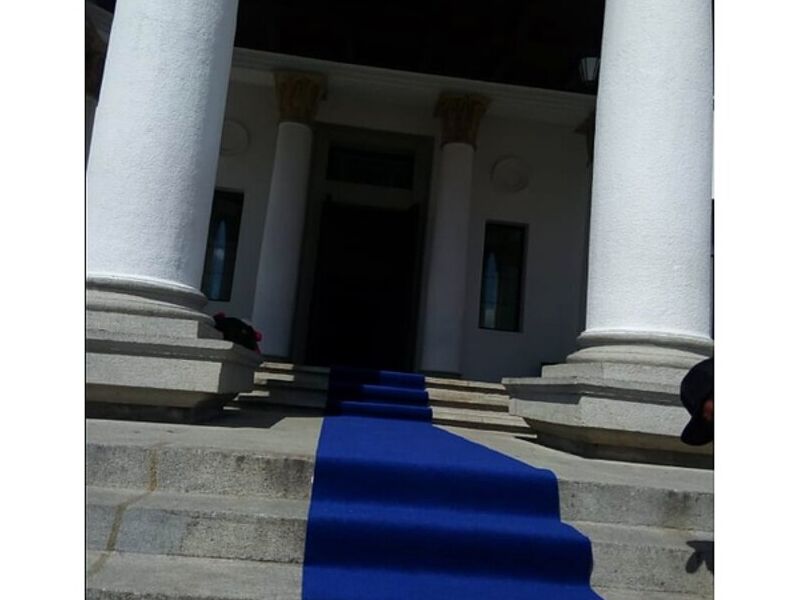 Alfombra azul Guatemala