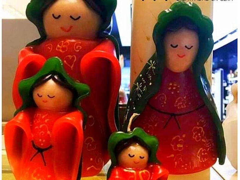 Figuras variadas cera Guatemala