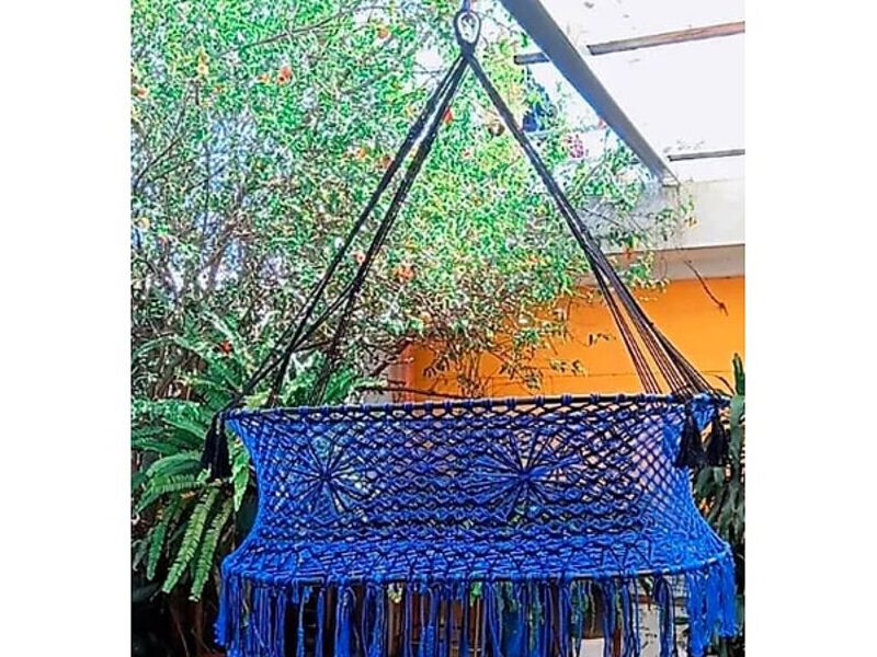 Hamaca silla azul Guatemala