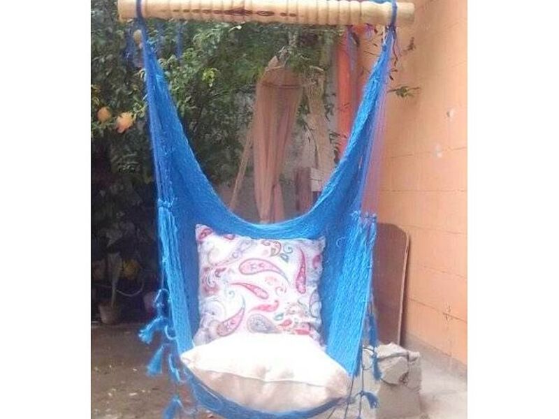 Hamaca silla azul Guatemala