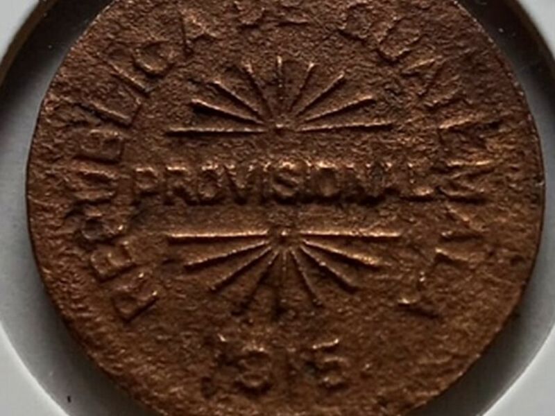 Moneda decorativa cobre Guatemala
