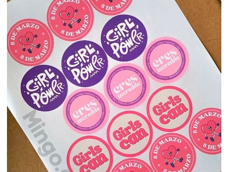 Sticker rosa Guatemala