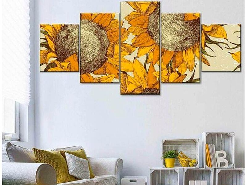 Cuadro Decorativo Girasoles Guatemala