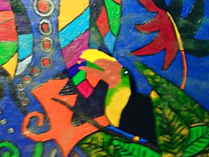 Cuadro Decorativo Tucan Guatemala