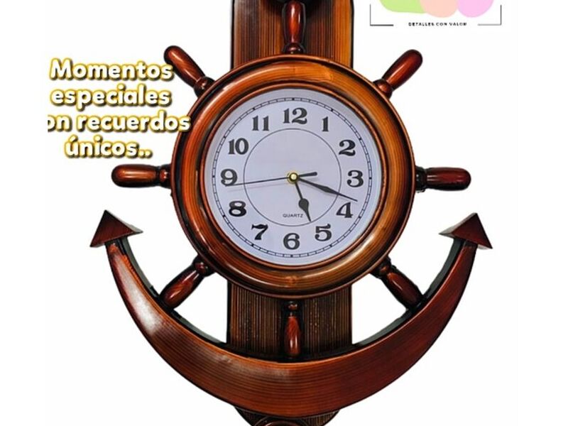 Reloj Decorativo Ancla Guatemala