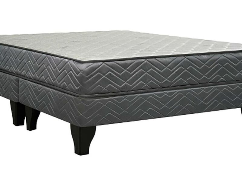 Cama Europea Apolo Black 2 Plazas Bd
