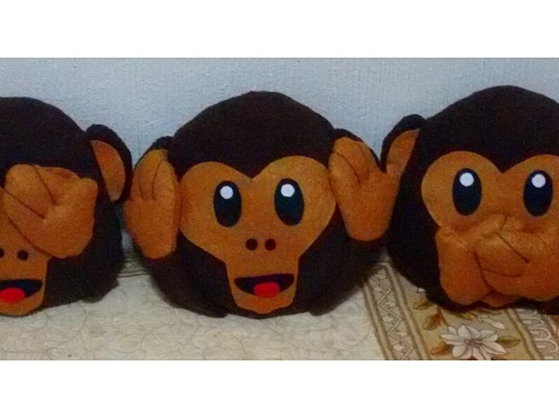 Cojín Monitos Guatemala