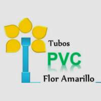 Tubos PVC Flor Amarillo