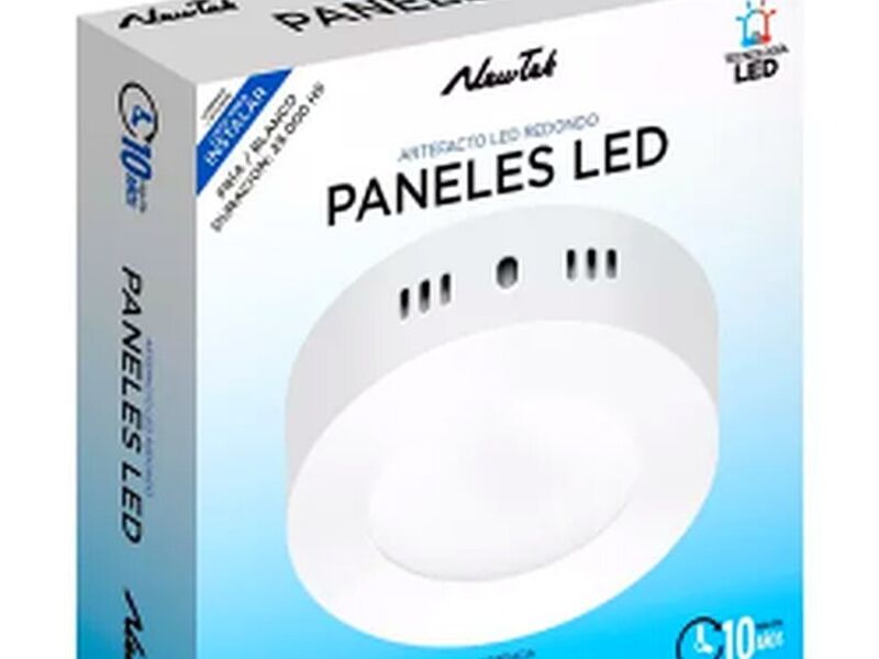 Plafón Panel LED 6W Redondo Guatemala
