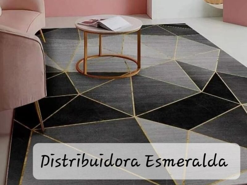 Alfombra Formas Geométricas B/N Guatemala