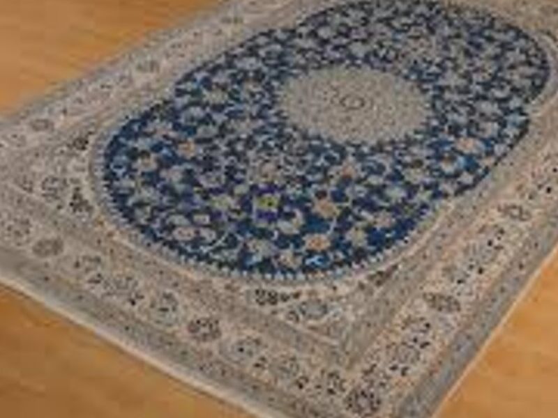 Alfombra Persa Beige Azul Guatemala