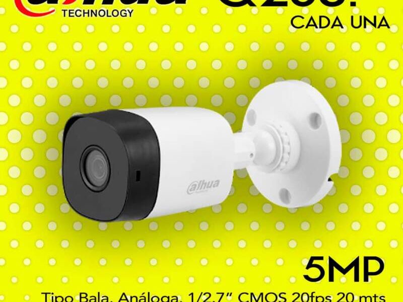 Cámara Seguridad 5MP Tipo Bala Guatemala