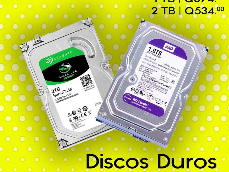 HardDisk Storage Cámara Seguridad Guatemala
