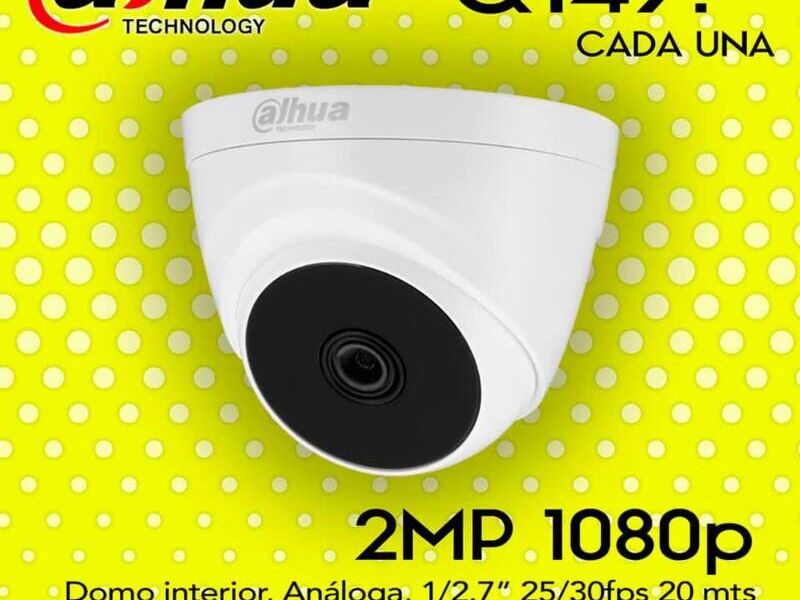 Cámara Seguridad Techo Analógica Guatemala