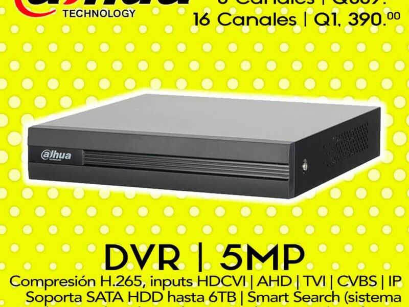 DVR 5MP 1080p Guatemala