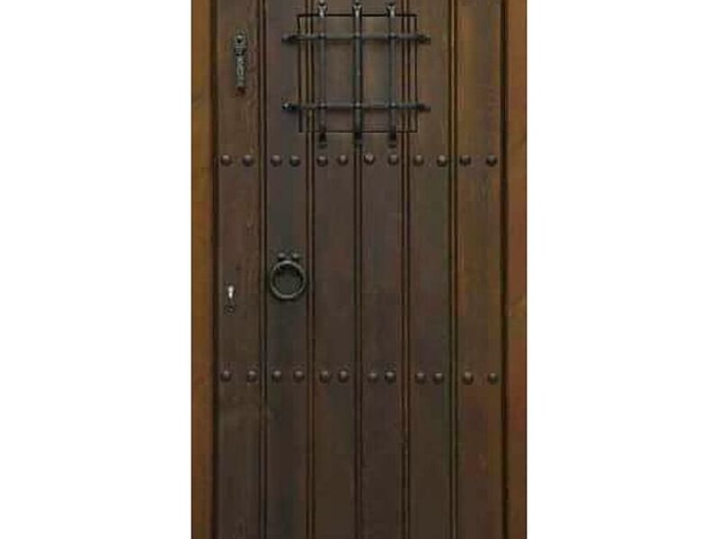 puerta metálica tipo madera Guatemala