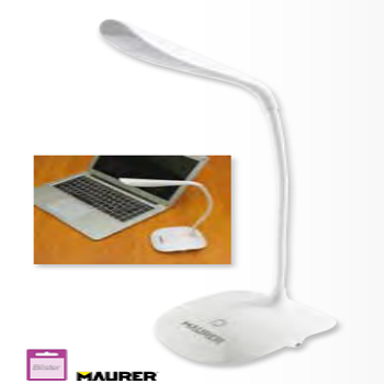 Lámpara Led mesa con usb