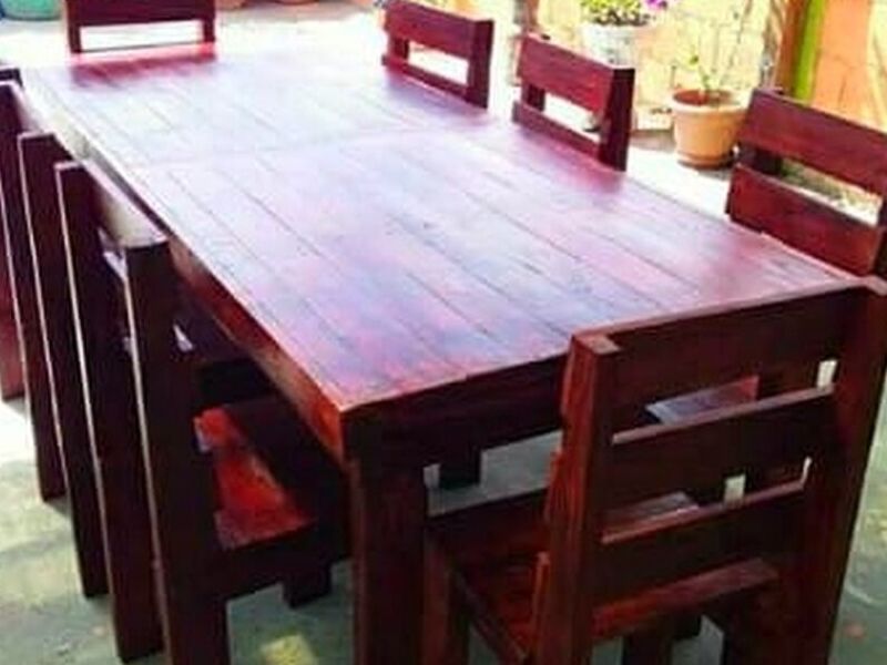 Juego de comedor de 8 sillas Guatemala 