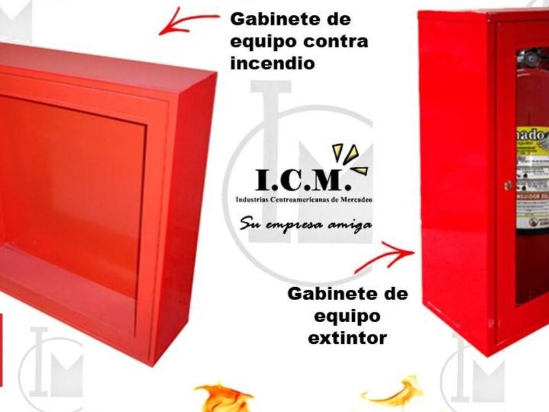 Gabinete de equipo contra incendios Guatemala