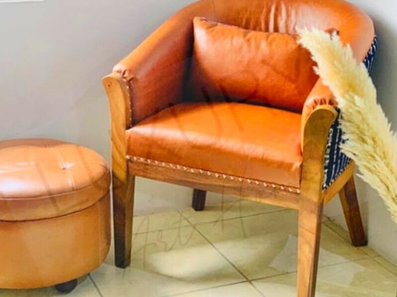 Sillón y taburete Guatemala 