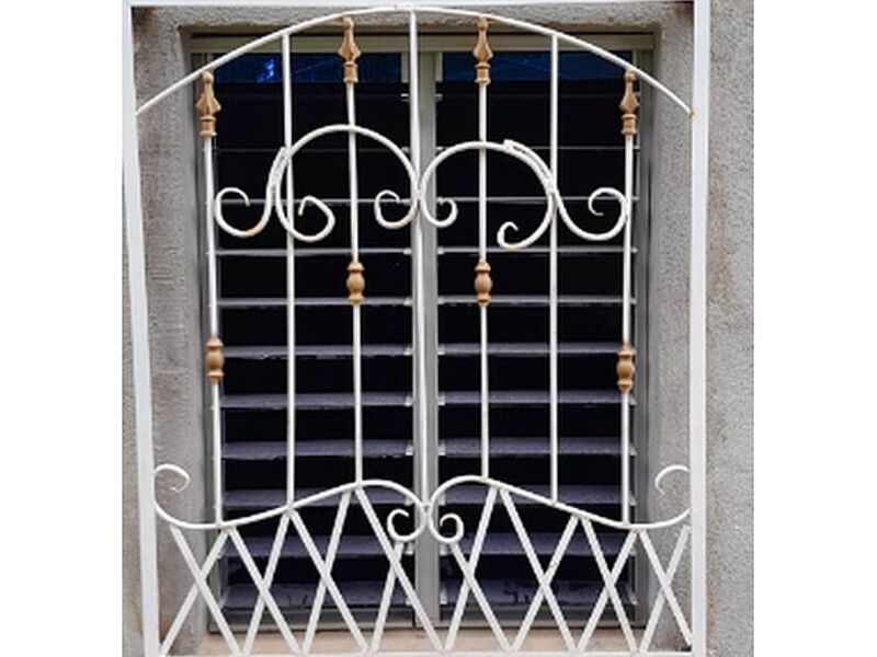 protección ventana hierro blanco Cobán